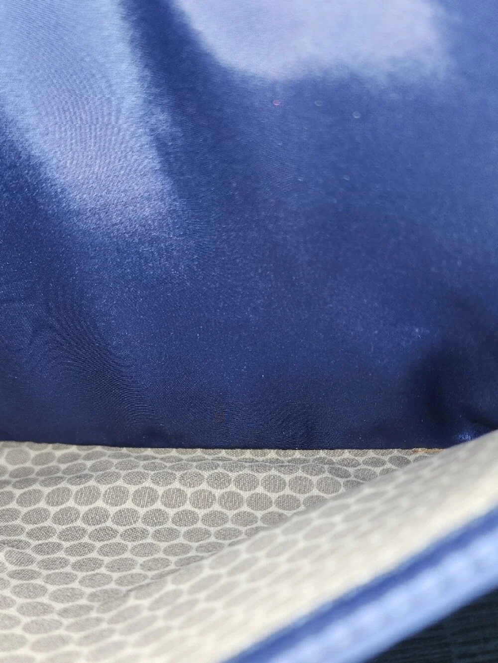 Brighton Laptop/tablet Blue Croc-Trim Zipper  Sleeve